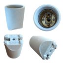 Ver imagem 1 de Kit 80 Soquetes de Porcelana Reto para Lâmpada Base E27