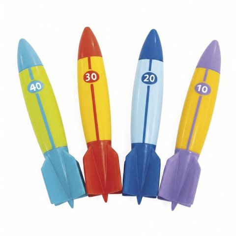 Brinquedo Infantil Caça Torpedo 55508 Mergulho Piscina Colorido Intex