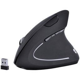 Mouse sem Fio Recarregavel 2.4 Ghz Vertical Ergonomico Ortopedico Power Fit 1600 Dpi Preto Usb Pm300 - 2