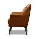 Ver imagem 3 de Poltrona Decorativa Retrô Recepção Magali Veludo Laranjado LANSOFBR Lansof Brasil POLTRONA MAGALI 1 