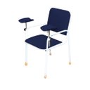 Ver imagem 2 de Cadeira Coleta Standard com Braço Lateral Azul Marinho