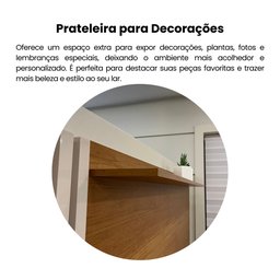 Painel para TV até 75 Polegadas 3 Gavetas 2m Presence - 8
