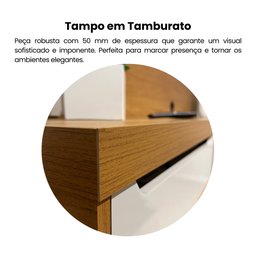 Painel para TV até 75 Polegadas 3 Gavetas 2m Presence - 9