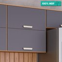 Ver imagem 2 de Armário Aéreo de Cozinha 100%mdf 80cm com 2 Portas Basculantes Bella Mgm Móveis Freijó/titanium