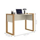 Ver imagem 3 de Mesa para Computador Villa Aurora Home Office para Estudo Freijó / Off White
