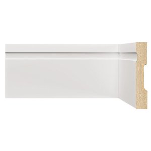 Kit Rodapé de MDF 15 Barras Frisada de 10cmx15mmx1,80m com 27 Metros Lineares 1002