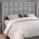 Ver imagem 1 de Cabeceira para Cama Box Queen 178cm Tratto Linho Cinza - Sallar Home