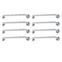 Ver imagem 1 de Alça de Apoio Barra 60cm Inox Kit 8 Unidades Segurança Acessibilidade Suporte Idoso Anti Queda