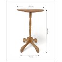 Ver imagem 3 de Mesa Bistrô Redonda para Sala de Jantar Milena