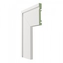 Ver imagem 1 de Kit com 5 Guarnição de Mdf 10cm X 15mm X 2,40m Frisada Moldufama 1002