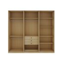 Ver imagem 2 de Módulo Closet Casal sem Portas 3 Gaveta 100% MDF Infinity Bege/Savana