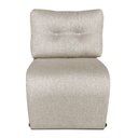Ver imagem 4 de Kit 2 Poltronas Luxo Aurora Linho Base de Ferro Dourado - Pallazio