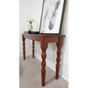 Ver imagem 4 de Aparador Madeira Maciça Pés Torneados 120x40cm Gardênia Yescasa