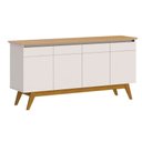 Ver imagem 4 de Buffet Classic Luxo 4 Portas 185 cm Imcal 