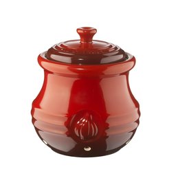 Pote de Alho de Cerâmica Vermelho Le Creuset - 1