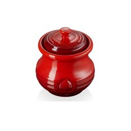 Pote de Alho de Cerâmica Vermelho Le Creuset - 2