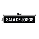 Ver imagem 2 de Combo 6 Placas Sinalização Sala de Jogos 30x7 - A-427/1 F9e