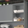 Kit Armário Cozinha Compacta Isabel 5 Portas Ajl - 6