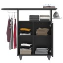 Ver imagem 3 de Tábua de Passar Com Balcão 1 Porta 1 Gaveta Giovana Preto - Lumil