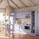 Ver imagem 1 de Cozinha Modulada 10 Pçs com Tampo e Cristaleira e Ilha Marselha Cabecasa Madeiraoriginals