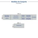 Ver imagem 5 de Cozinha Modulada 10 Pçs com Tampo e Cristaleira e Ilha Marselha Cabecasa Madeiraoriginals
