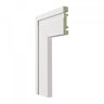 Kit com 10 Guarnição de Mdf 7cm X 15mm X 2,40m com Friso Moldufama 702 - 1