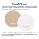Ver imagem 5 de Rack para TV até 60 Polegadas MDF 133,5cm Usinado em Theo Bege