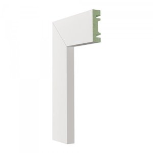 Kit com 5 Guarnição de Mdf 5cm X 15mm X 2,40m Liso Moldufama 501