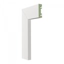 Ver imagem 1 de Kit com 10 Guarnição de MDF 5cm x 15mm x 2,40m Liso Moldufama 501 Branco