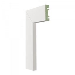 Kit com 15 Guarnição de Mdf 5cm X 15mm X 2,40m Liso Moldufama 501 - 1