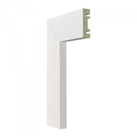 Kit com 15 Guarnição de Mdf 5cm X 15mm X 2,40m Liso Moldufama 501