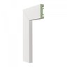 Kit com 15 Guarnição de Mdf 5cm X 15mm X 2,40m Liso Moldufama 501 - 1