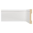 Ver imagem 1 de Kit com 15 Rodapé de MDF 10CMX15MMX2,40m com Friso 1003 Branco Moldufama