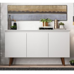 Buffet 3 Portas 136cm Retrô Elza Yescasa - 1