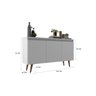 Buffet 3 Portas 136cm Retrô Elza Yescasa - 4