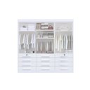 Ver imagem 3 de Guarda Roupa Casal MDF 6 Portas 12 Gavetas Marselha Plus