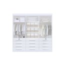 Ver mais imagens de Guarda Roupa Casal MDF 6 Portas 12 Gavetas Marselha Plus Branco