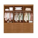 Ver imagem 6 de Guarda Roupa Casal MDF 6 Portas 12 Gavetas Marselha Plus Marrom/Cinamomo