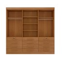 Ver imagem 5 de Guarda Roupa Casal MDF 6 Portas 12 Gavetas Marselha Plus Marrom/Cinamomo