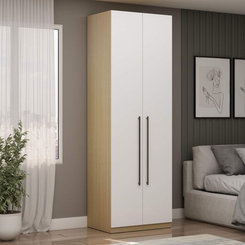 Guarda Roupa Roupeiro Modulado 79,5cm com 2 Portas Infinity 2056 Genialflex