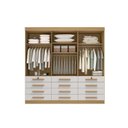 Ver imagem 7 de Guarda Roupa Casal MDF 6 Portas 12 Gavetas Marselha Plus