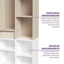 Ver imagem 7 de Quarto Montessori Cama Giulia e Guarda-Roupa Curió 2 Portas Casatema MadeiraOriginals Natural/Branco