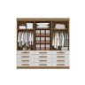 Guarda Roupa Casal MDF 6 Portas 12 Gavetas Marselha Plus - 7