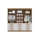 Ver imagem 7 de Guarda Roupa Casal MDF 6 Portas 12 Gavetas Marselha Plus