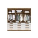 Ver mais imagens de Guarda Roupa Casal MDF 6 Portas 12 Gavetas Marselha Plus