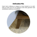 Ver imagem 5 de Buffet Elegance 1,60 Metros com 4 Portas Bege/Off White/Pinho Ripado