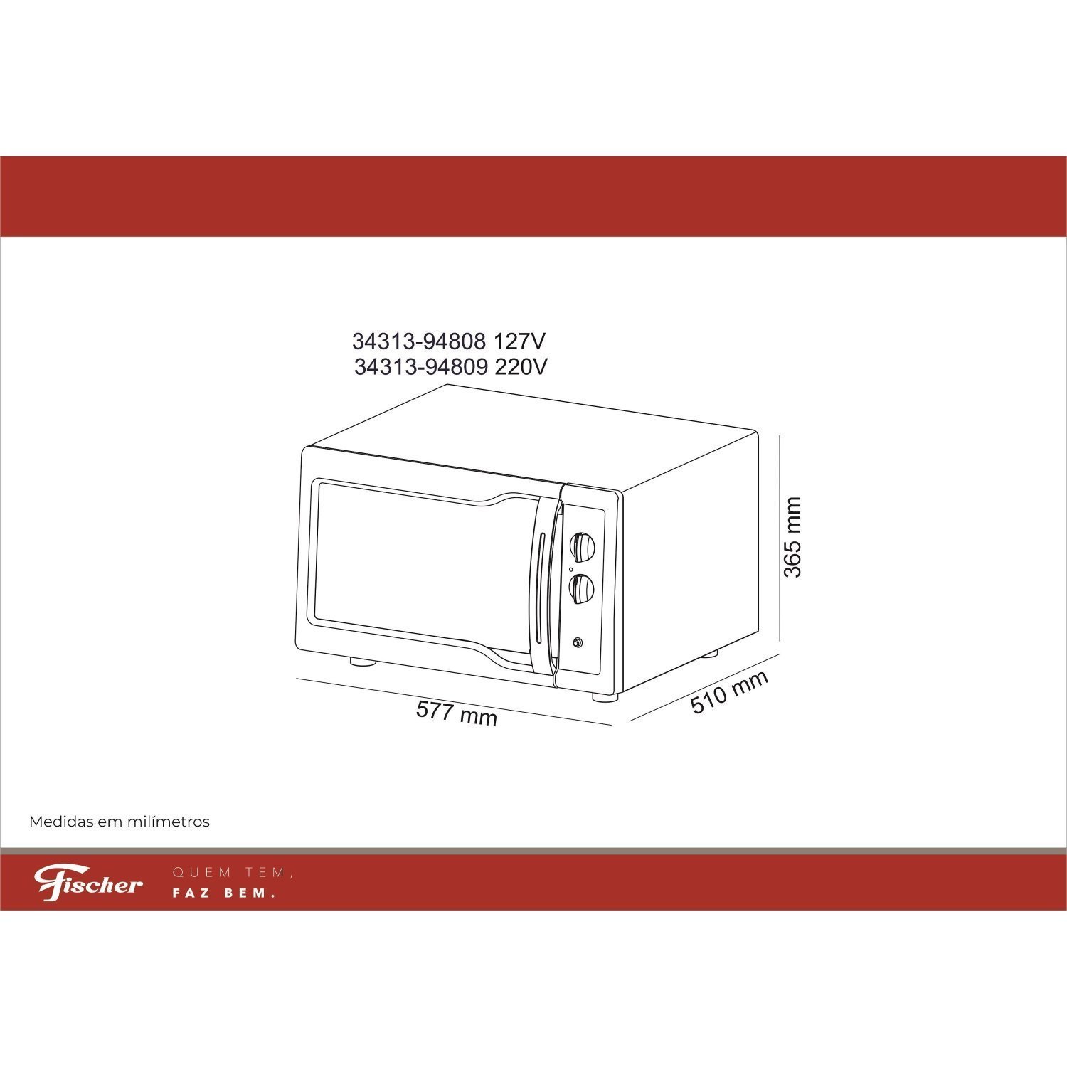 Forno Eletrico Fischer Pop Grill Bancada 44l 127v - 4