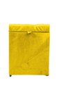 Ver imagem 4 de Puff Baú Estofado em Suede Amassado 1 Lugar Quadrado - Amarelo