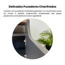 Ver imagem 6 de Rack para TV até 75 Polegadas MDF 200cm Tampo Engrossurado Mercury Marrom