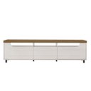 Ver imagem 7 de Rack para TV até 75 Polegadas MDF 200cm Tampo Engrossurado Mercury Marrom